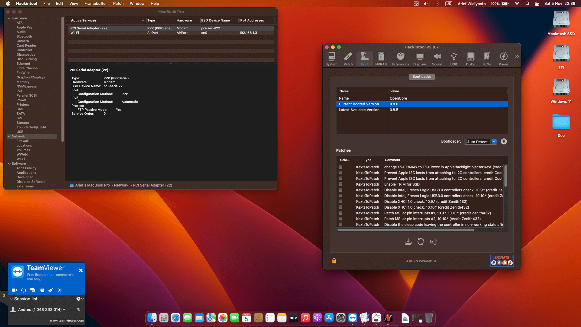 HP Elitebook X360 830 G6 [WhiskeyLake   Intel UHD 620 + I2C]   OpenCore 8